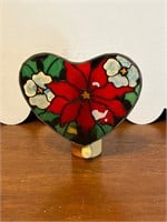 Vintage Stained Glass Painted Nightlight