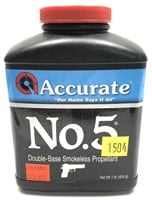 1 lb. bottle of Accurate No. 5 double base