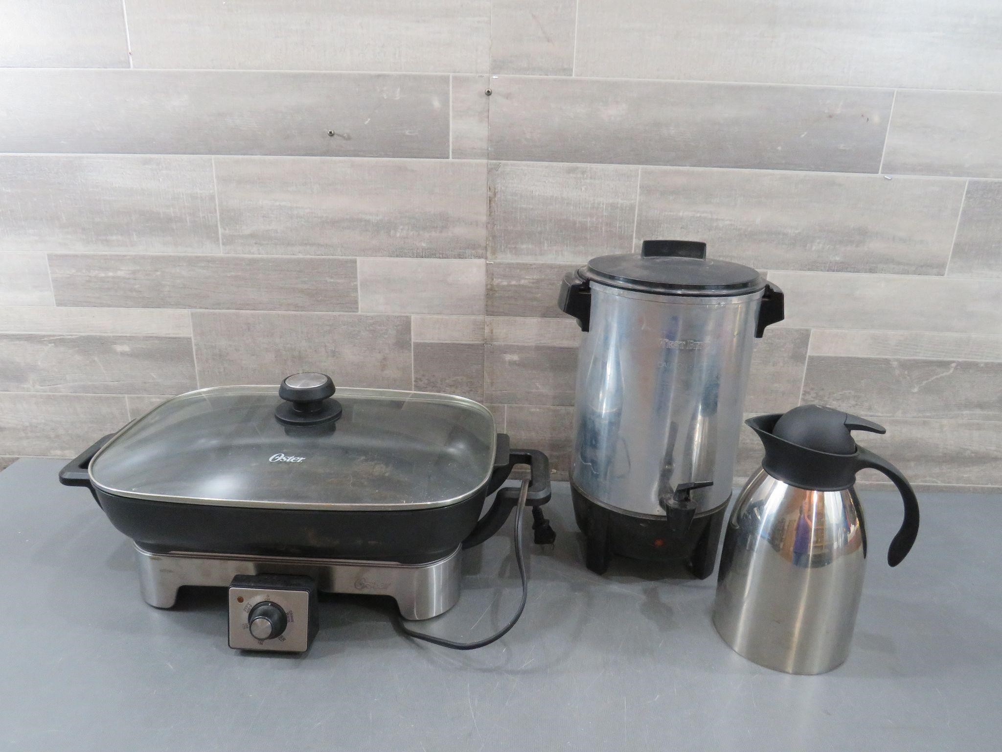 ELECTRIC FRYING PAN / WESTBEND COFFEE MAKER