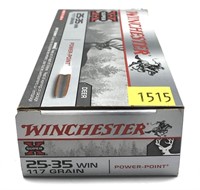 Box of .25-35 WIN. 117-grain power-point