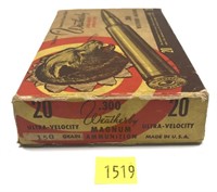 Box of .300 Weatherby Mag 150-grain SP Weatherby