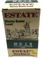 x2-Boxes of 20 Ga. 2.75" No. 6 Estate heavy game