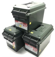 x3- Case Guard .50 cal. military style ammo cans