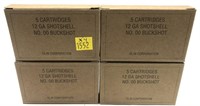 x4- Boxes of 12 Ga. 2.75" Olin military 00