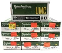 x10-Boxes of 9mm Luger 115-grain FMJ Remington