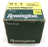 Box of 20 Ga. 3" No. 4 Remington Express magnum