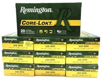 x10-Boxes of .308 WIN. 180-grain Remington