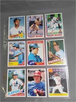 9 Baseball Cards