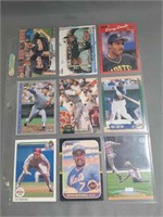 9 Baseball Cards