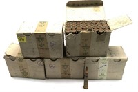 x5- Boxes of .303 British MK7 cartridges,