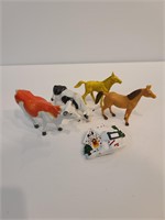 Vintage Farm Animal Figurines and Ornament