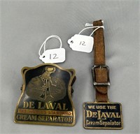 De Laval cream separator watch fob & paper clip