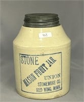 RW 1 qt Stone Mason fruit jar