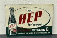 Get HEP for Yourself tin sign