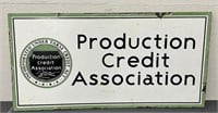Production Credit Association 2 sided enameled