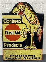 Conkeys First Aid Chicken Products flange tin