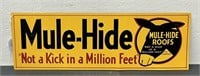 Mule-Hide Roofs advertising tin sign