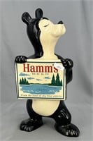 RW Hamm's Bear bank, comes with display case