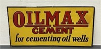OILMAX Cement tin advertising sign