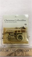 Christmas collection tractor ornament