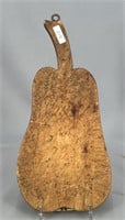 Small wooden pear 10 1/2" cutting board