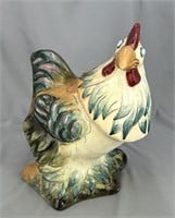 Weller pottery 12" chicken lawn ornament