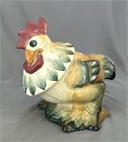 Weller pottery 9 1/2" chicken lawn ornament