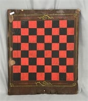 Wooden game board, 19" x 16"