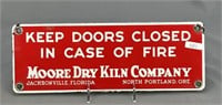 Keep Doors Closed In Case of Fire