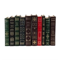 (10) Group of Leatherbound Books by Franklin Libra