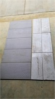Misc. Tile Pieces 5 Grey (23-1/2" X 11-3/4"0 and 6