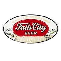 Glass Falls City Beer Advertising Sign