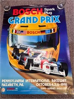 Lot of 4 Bosch Grand Prix posters