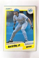 1990 Fleer Ken Griffey JR Bottom of Box Card C-10