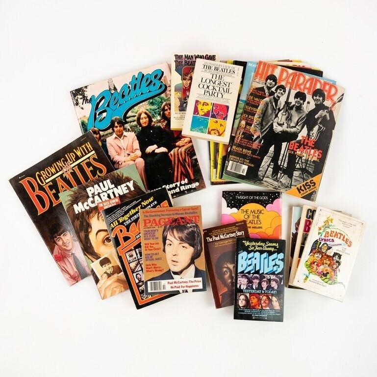 Collection of Vintage Beatles Periodical Memorabil