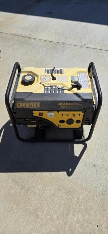 Champion Generator 4500, Made Attempt to see it