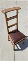 Vintage Flemish Prayer Chair, 38" Tall