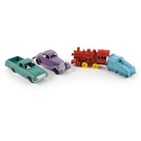 (4) Group of Vintage Hubley Die-Cast Toy Vehicles
