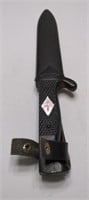 Rostfrei 5"  Blade. Knife With Boyscout Symbol.