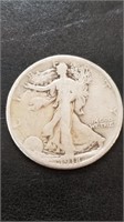 1918 Walking Liberty (90% Silver)