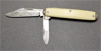 Small Vintage Usa 2 Blade Knife 3" Long.