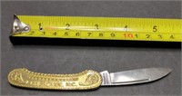 Cherokee Nc. Brass Canoe Knife. Taylor Cutlery
