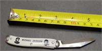 Michael Jackson Small Knife. 2" Blade. 3" Body