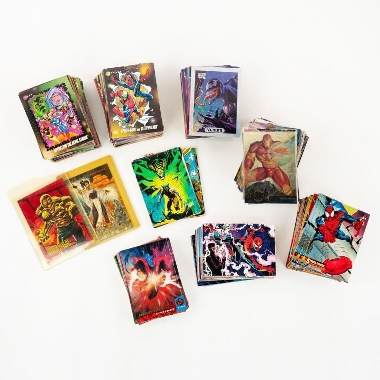 Collection of Marvel Trading Cards inc 1992 Impel