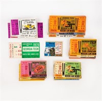 Collection of Vintage Georgia Tech Ticket Stubs
