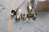 Vintage Brass Hanging Lights & shade Collection