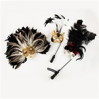 (3) Group of Venetian Carnival Masks inc. N. Kniel