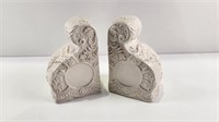 Ceramic Bookends, 6 1/2" tall