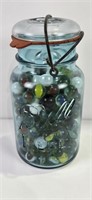 Ball Jar of Marbles