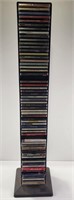 CD Stand with over 50 CDs